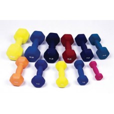 Dumbell Weight Color Vinyl Coated 1 Lb