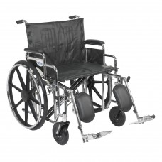 Bariatric Wheelchair Rem Desk Arms  24  Wide  Elev Legrests