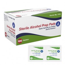Alcohol Prep Pads- Bx/100 Medium Sterile