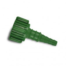 Oxygen Fitting For Hose Connector 50/Box Green Plastic