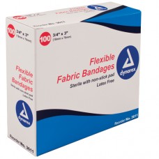 Flexible Fabric Bandages 3/4 x3  Sterile Bx/100