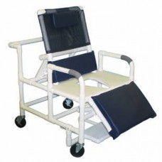 Shower Chair  Bariatric  PVC Reclining  w/ELR