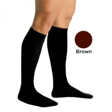 Men's Firm Support Socks 20-30mmHg  Brown  Large