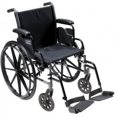 K3 Wheelchair Ltwt 20  wDDA & S/A Footrests  Cruiser III