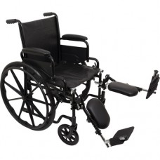 ProBasics K1 Ltwt Wheelchair 18 x16  Seat  Flip DA  ELR