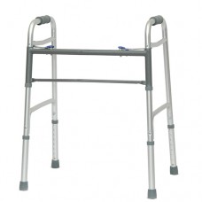 Bariatric Two-Button Folding Walkers  W/out Wheels  2/CS