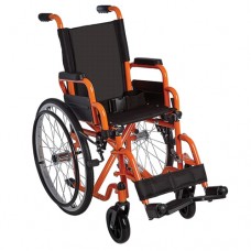 Ziggo Wheelchair Lightweight Folding  12   Orange