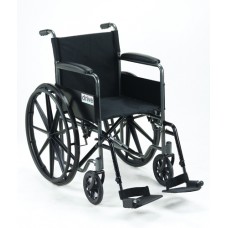 Wheelchair 18   w/Fixed Full Arms & Swingaway Det Footrests