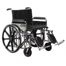 Wheelchair Bariatric 20  Wide w/Rem Desk Arms  Elev Legrests