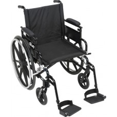 Viper Plus GT 18  Wheelchair FB Det Adj Ht Full Arms w/ELR