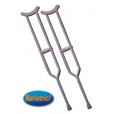 Crutches  Steel  H/D Bariatric Adult  (Pair)