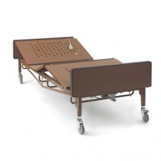 Bariatric Full Electric Bed w/ Foam Mattress and Rails