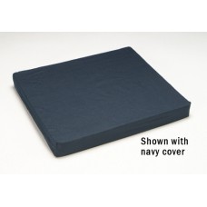 Foam Wheelchair Cushion Black 15.5 x17.5 x1+AC0-7/8 Comp Foam