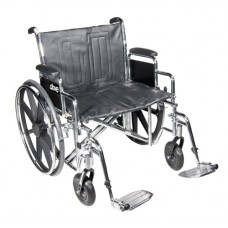 Wheelchair Std Dual+AC0-Axle 24  w/Rem Full Arms +ACY- S/A Footrest