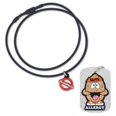 AllerMates Tree Nut Allergy Dog Tag w/Necklace Cord