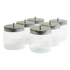 Dressing Jars 4  x 4   6/Case Glass