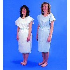 Paper Patient Exam Gowns+AC0- White Bx/50