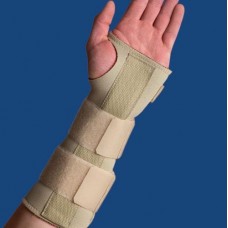 Wrist Forearm Splint  Medium Left  6 1/2  +AC0- 7 1/2   Beige