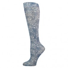 Blue Jay Fashion Socks (pr) Navy Lace 8+AC0-15mmHg
