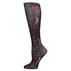 Blue Jay Fashion Socks (pr) Breast Cancer 15+AC0-20mmHg