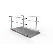 Portable Ramp  Solid Surface 8' w/Handrails Two-Line 3G