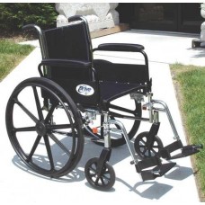 K3 Wheelchair Ltwt 18  w/ADDA & S/A Footrests  Cruiser III