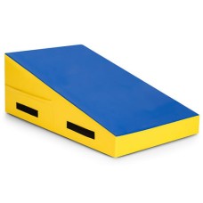 Incline Wedge Ramp Gymnastics Mat - Color: Blue