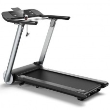 Italian Designed Folding Treadmill with Heart Rate Belt and Fatigue Button - Color: Black - Size: 0.5-1.75 HP