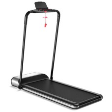 Ultra-thin Electric Folding Motorized Treadmill with LCD Monitor Low Noise - Color: Black - Size: 0.5-1.75 HP