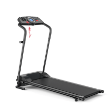 1.0 HP Electric Mobile Power Foldable Treadmill with Operation Display for Home - Color: Black - Size: 0.5-1.75 HP