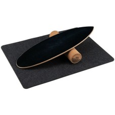 Balance Board Trainer for Core Strength-Black - Color: Black