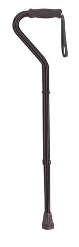 Bariatric H/D Offset Cane Alum Adjusts from 37 - 46 (Tall)