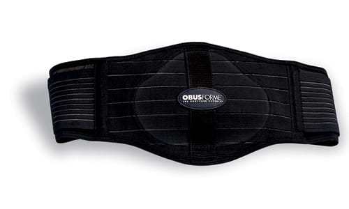 Back Belt-Male Medium/Large Black Obusforme